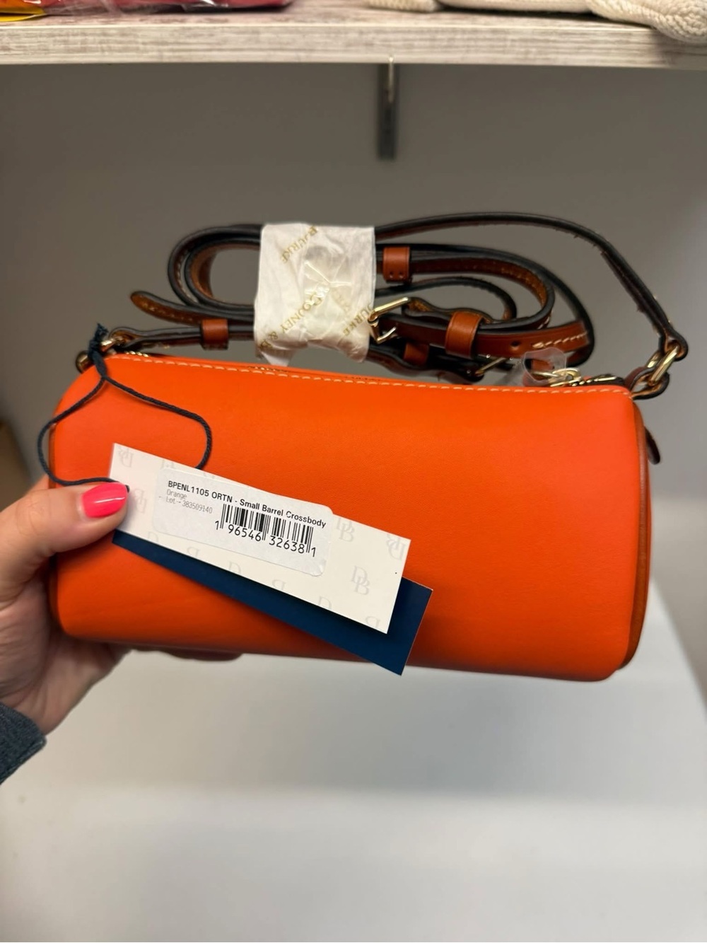 Dooney & Bourke Orange Barrel Crossbody